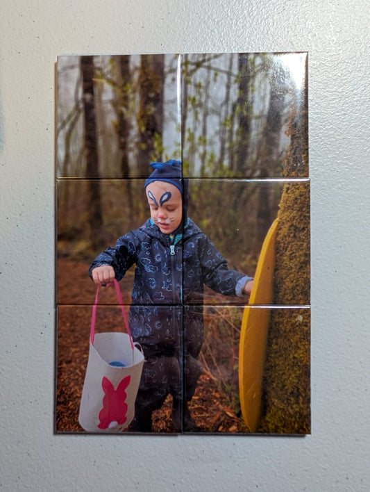 Collage 6 Piece 63.5mm Square Magnets