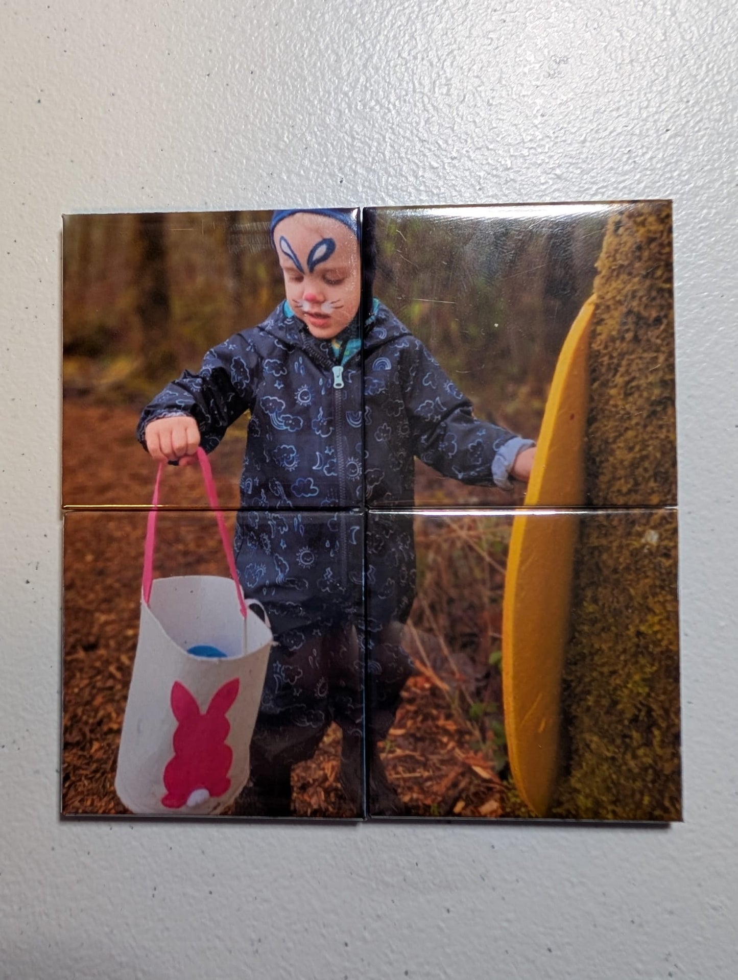 Collage 4 Piece 50mm Square Magnets